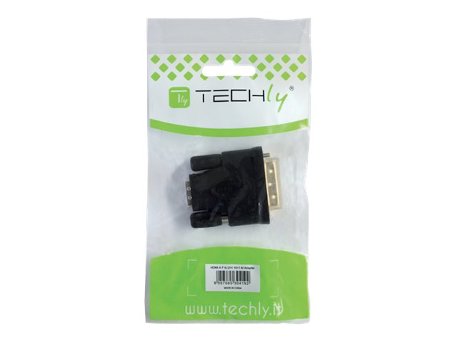 TECHLY Adapter HDMI Stecker 19 polig auf DVI-D Buchse 24+1 Detailansicht