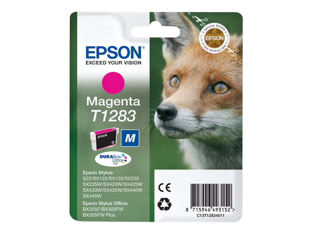 EPSON T1283 Tintenpatrone magenta Verpackung