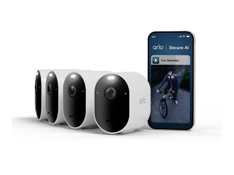ARLO Pro 6 4-CAM Netzwerk-Überwachungskamera Vorderansicht