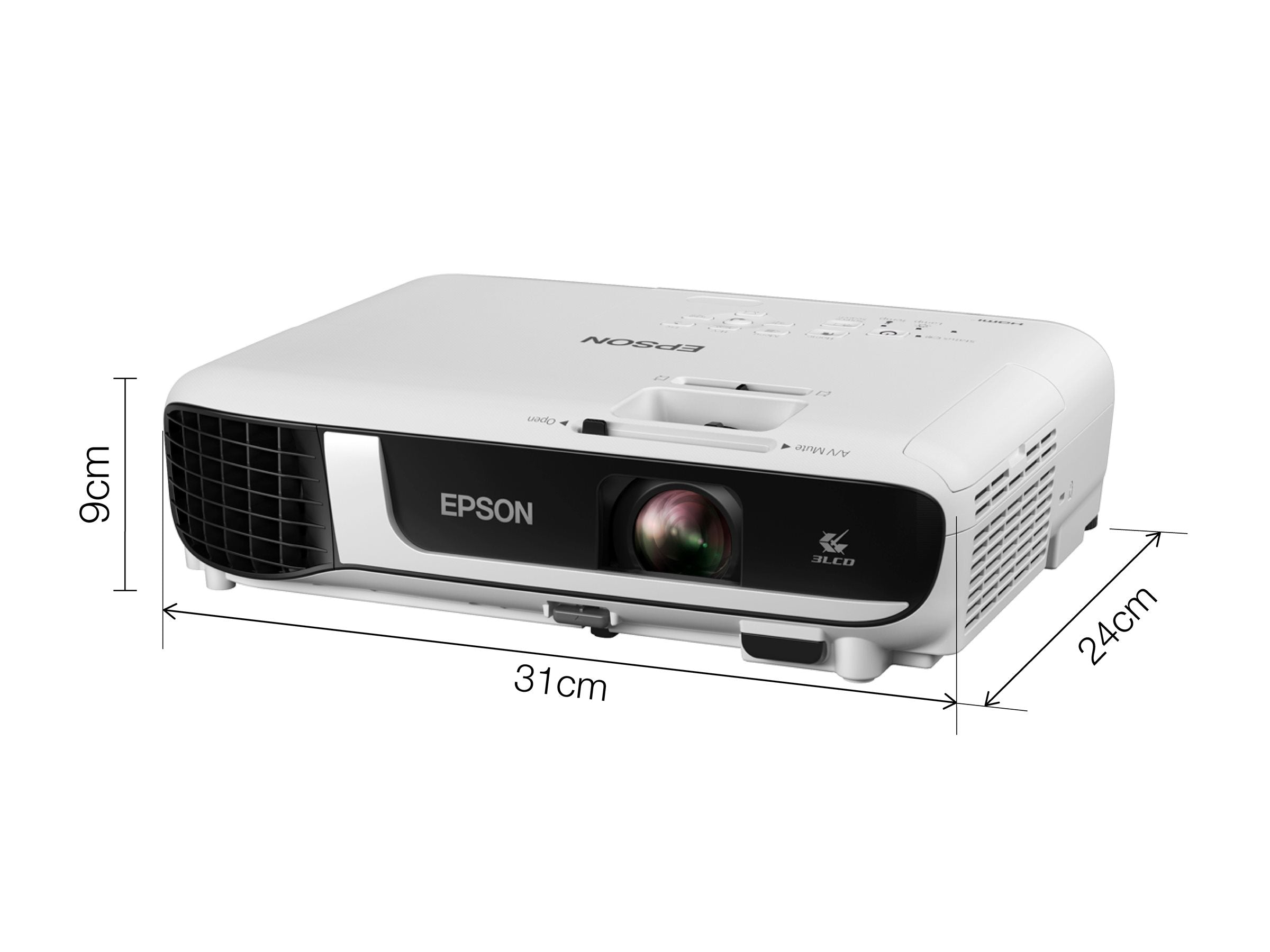 EPSON EB-W51 3LCD Projektor Vorderansicht
