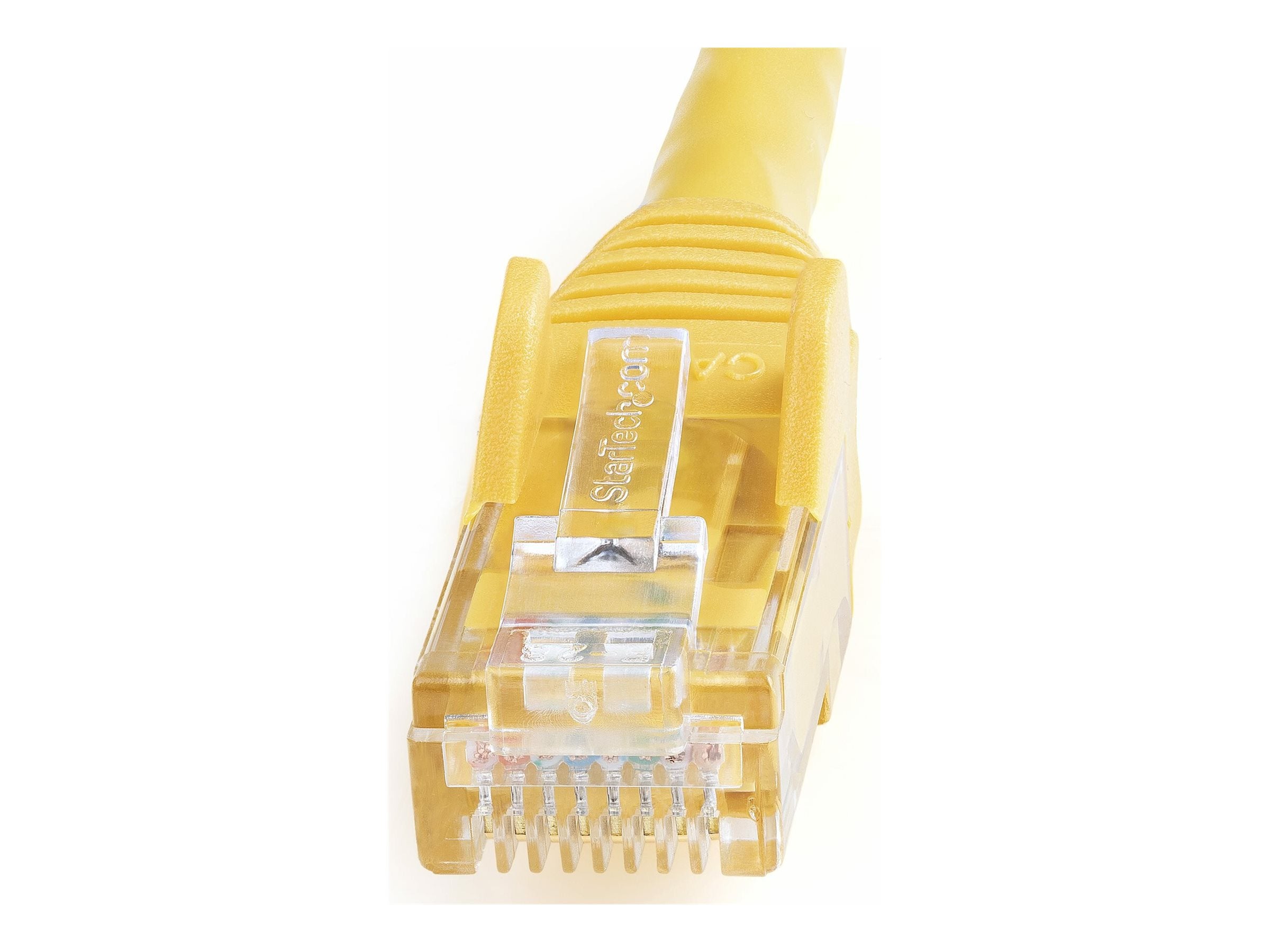 STARTECH.COM 1.5m CAT6 Cable - Yellow CAT6 Patch Cord - Snagless RJ45 Connectors - 24 AWG Copper Wire - Ethernet Cable - ETL