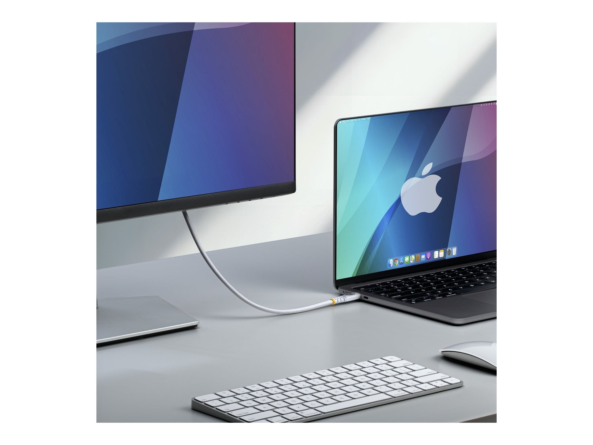 STARTECH.COM 2m USB4 Kabel 20Gbps USB-IF-zertifiziertes USB-C Kabel 240W PD EPR 4K 120Hz DP 2.1 TPE-Mantel Weiss