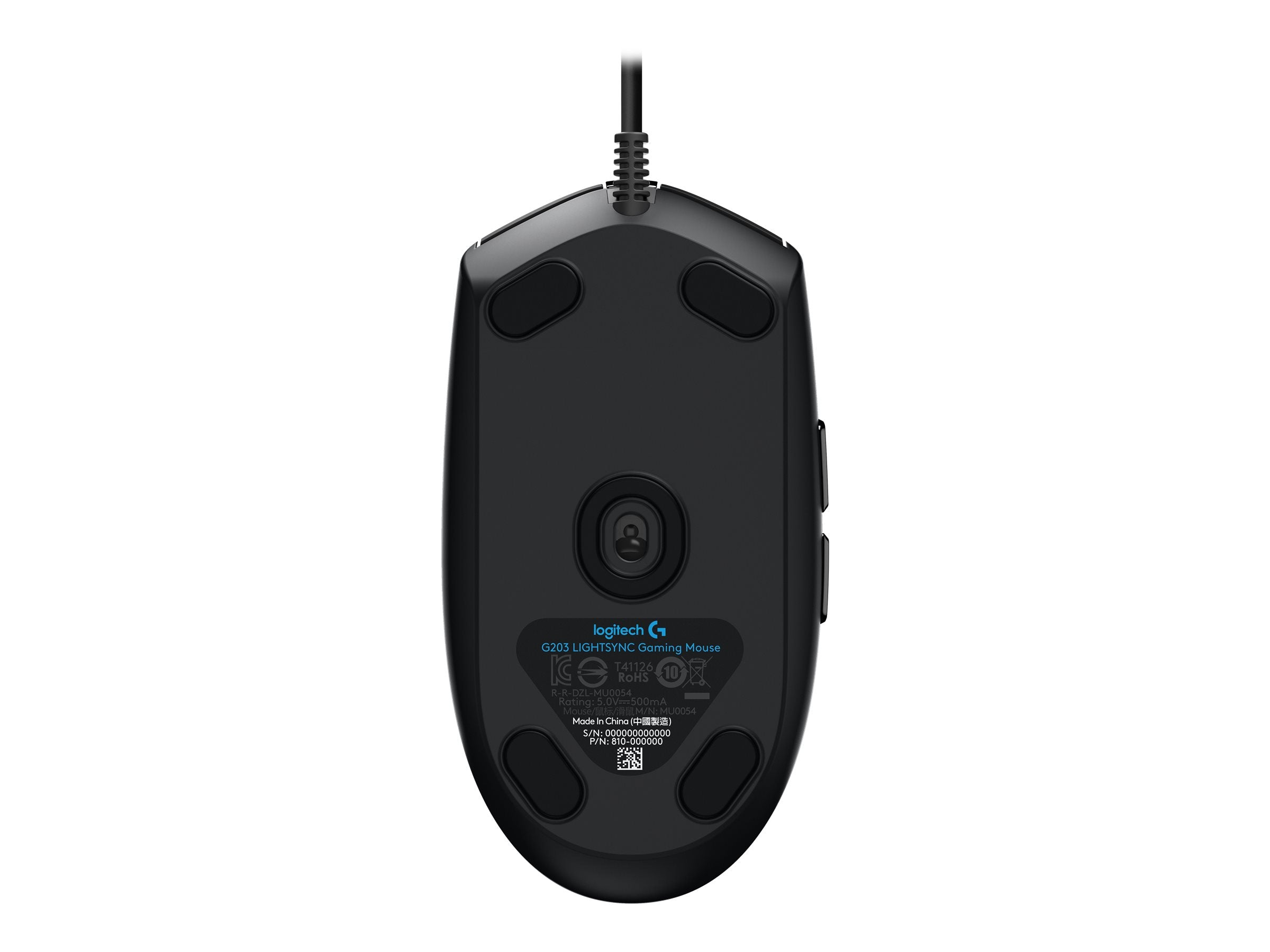 LOGITECH Gaming Mouse G203 LIGHTSYNC Maus Detailansicht