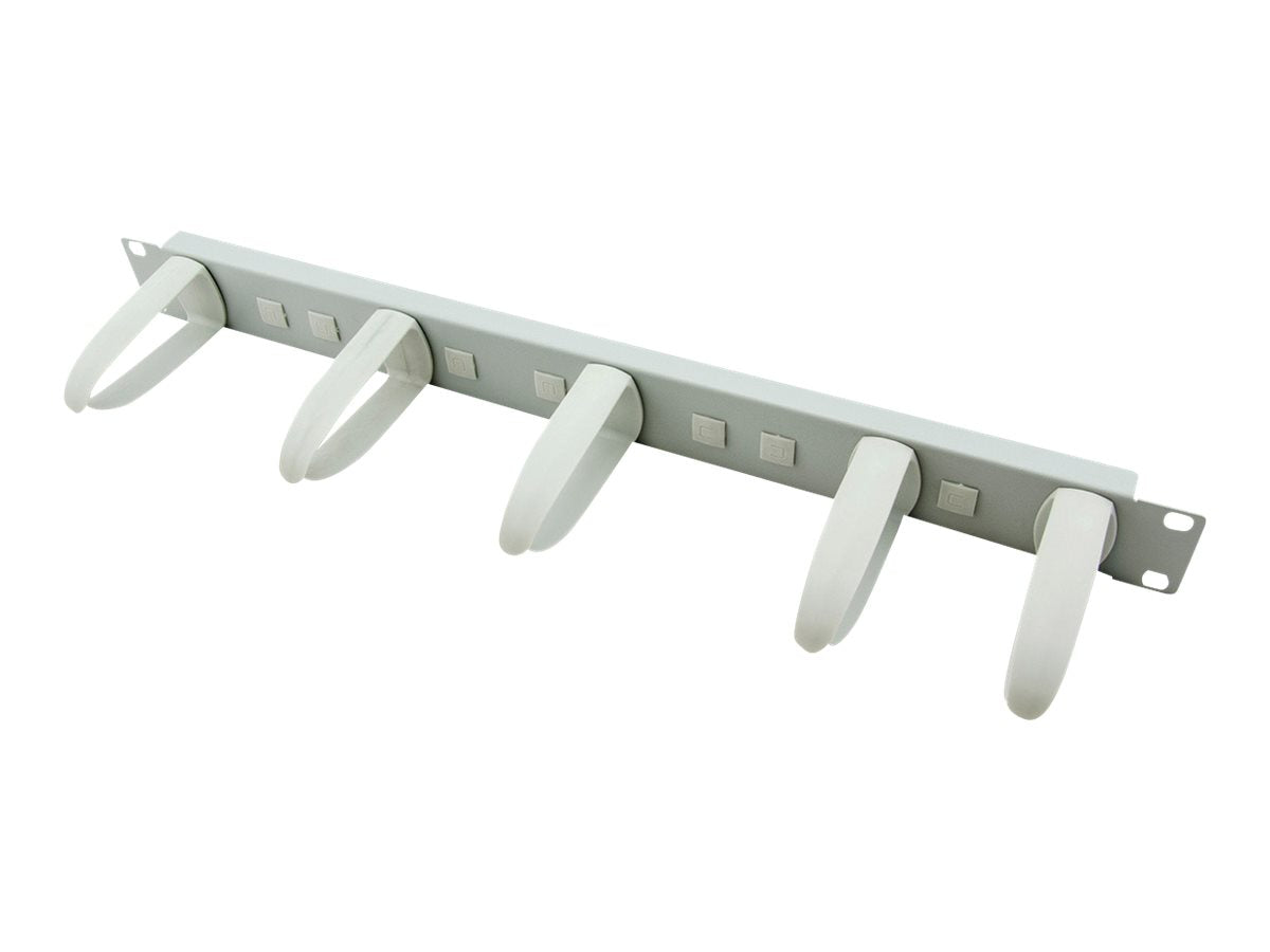 VALUE 48,26cm 19Zoll-Frontplatte 1HE grau - Vorderansicht