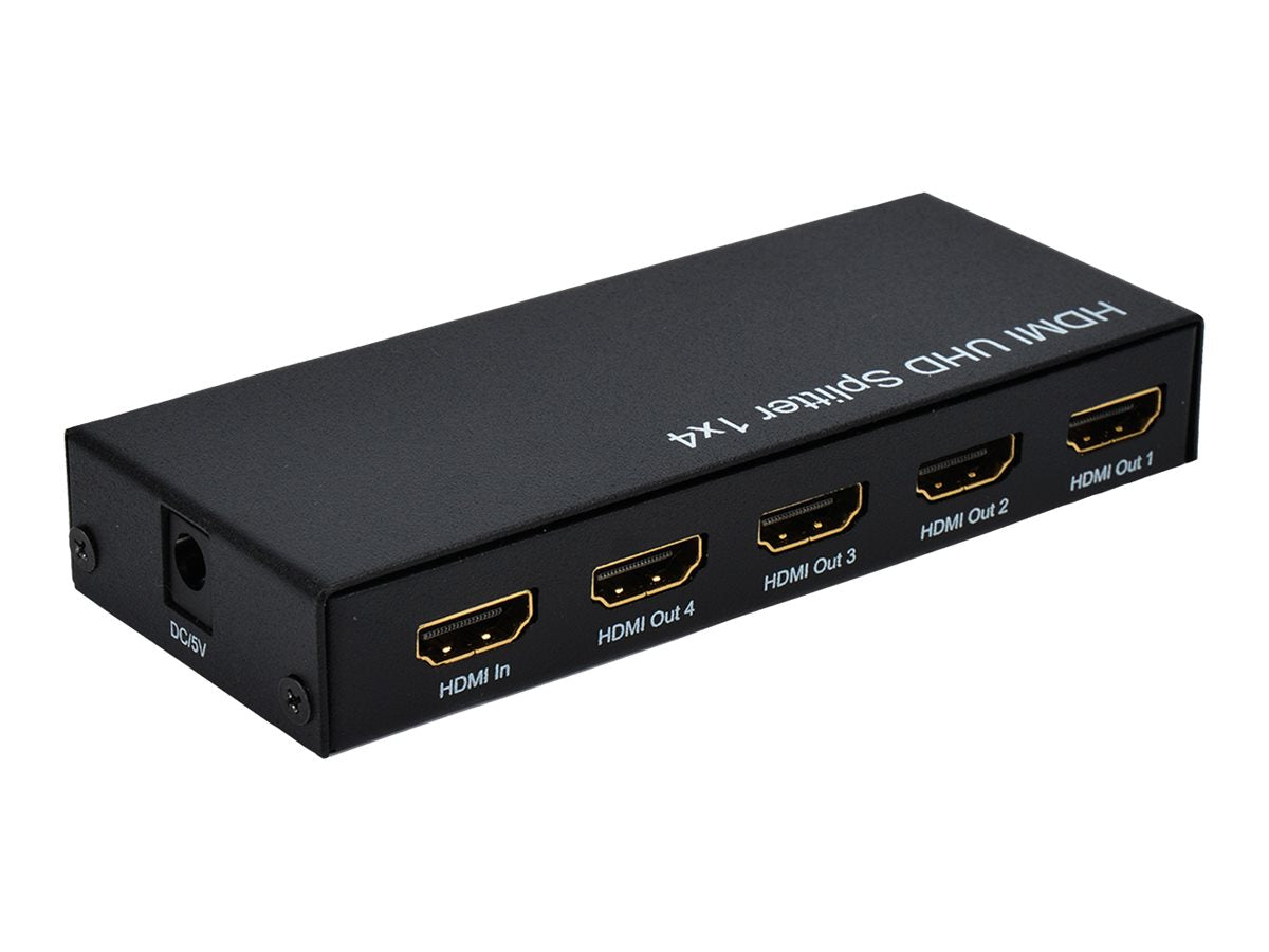ROLINE 4K HDMI Video-Splitter 4fach Vorderansicht