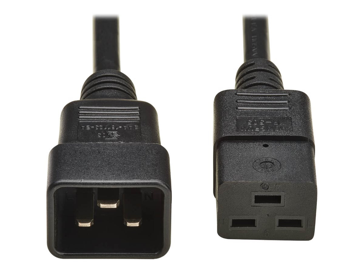 EATON TRIPPLITE Power extension cable IEC 60320 C19 to IEC 60320 C20 Vorderansicht
