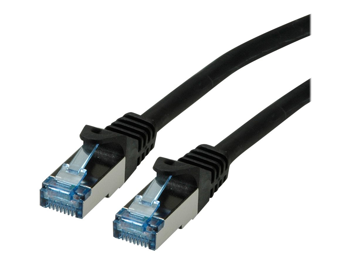 ROLINE Patchkabel Kat.6A S/FTP PiMF Component Level LSOH schwarz 20m
