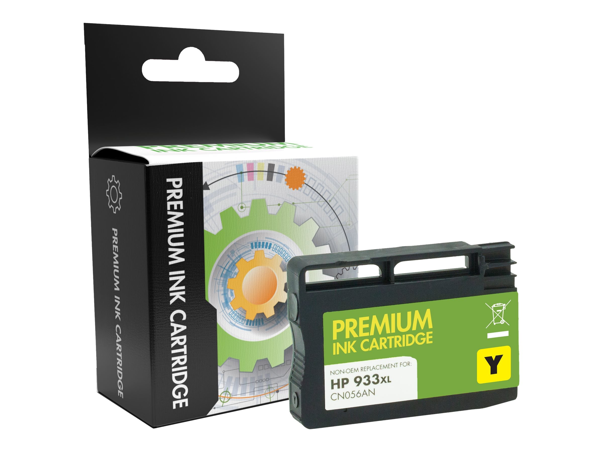 STATIC Ink cartridge HP CN056AE 932XL yellow Vorderansicht