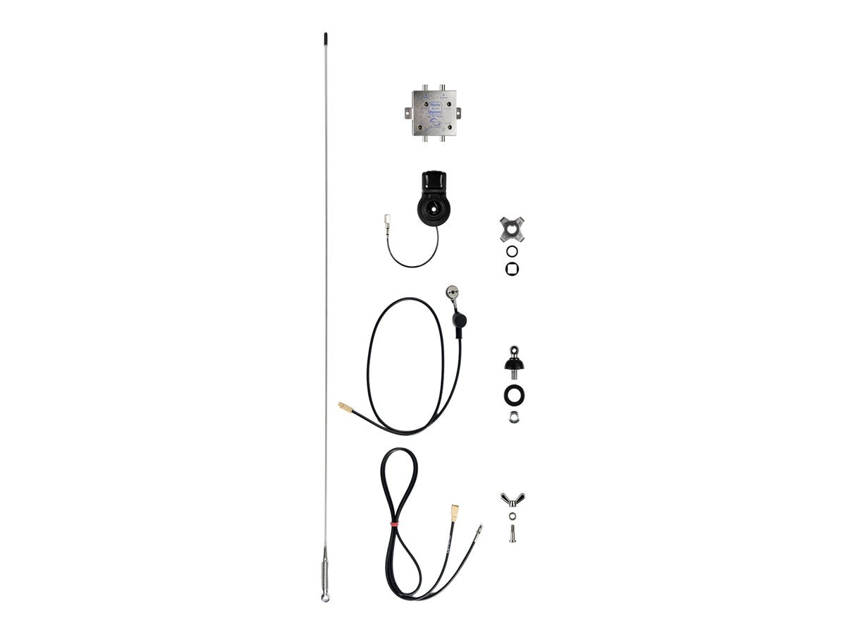 PUC ATTB Aufbauantenne 4m/2m TETRA 3dB GPSGelenk - Vorderansicht