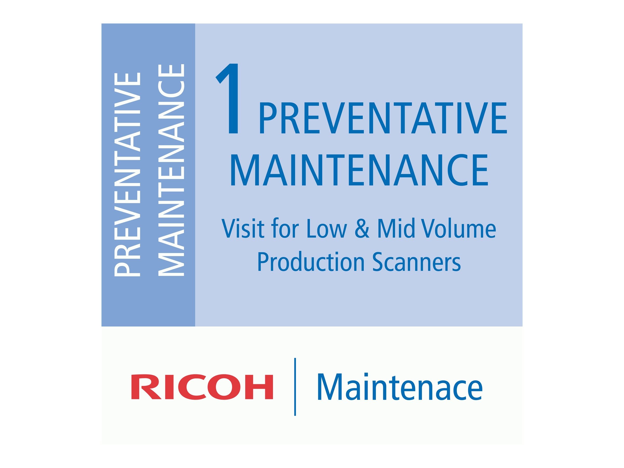 RICOH 1 Präve Wart. f Low-Vol Scanner - Vorderansicht