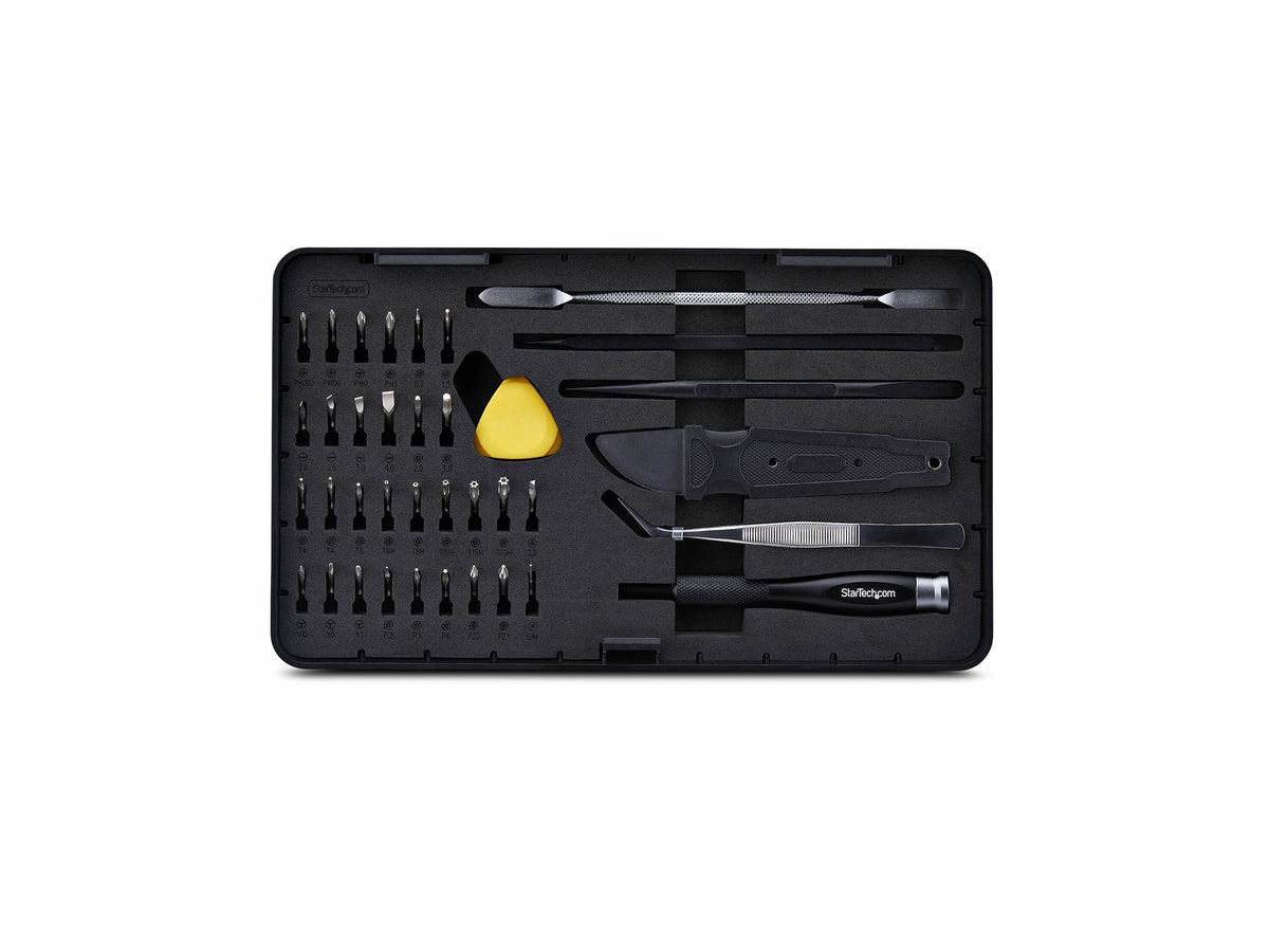 STARTECH.COM 40-tlg Computer-Reparaturset fur Laptop PC Elektronik Telefon 30-Bit-Präzisionsschraubendreher Reparaturkit