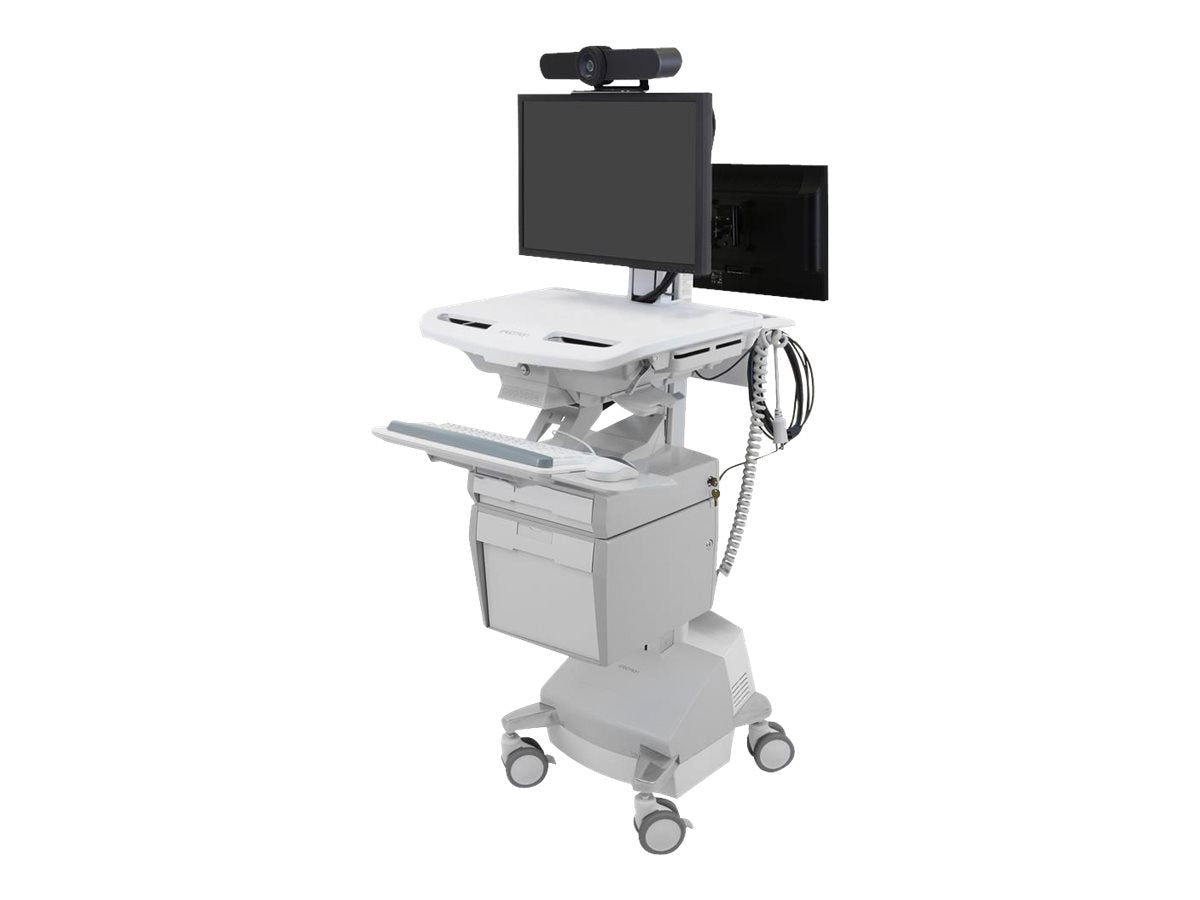 Vorderansicht des ERGOTRON StyleView Telemedicine Cart