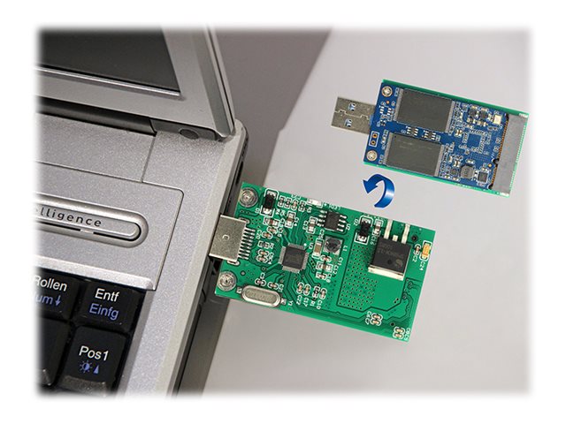 DELOCK Konverter USB 3.0 A Stecker > mSATA Verpackung