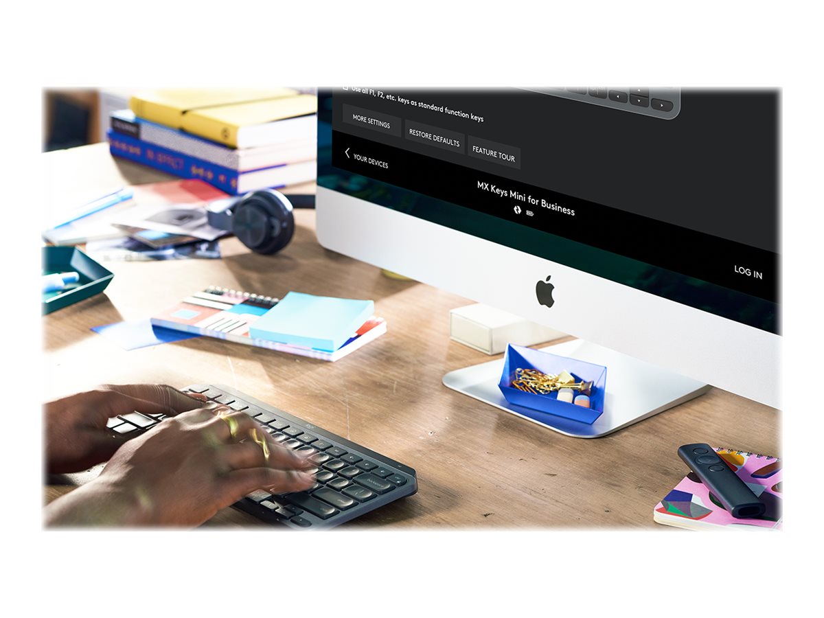 LOGITECH MX Keys Mini for Business Tastatur Vorderansicht
