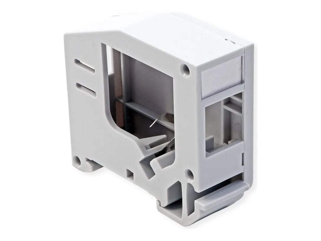 ROLINE Tragschienenadapter für Keystone Module unbestückt 180 - Vorderansicht