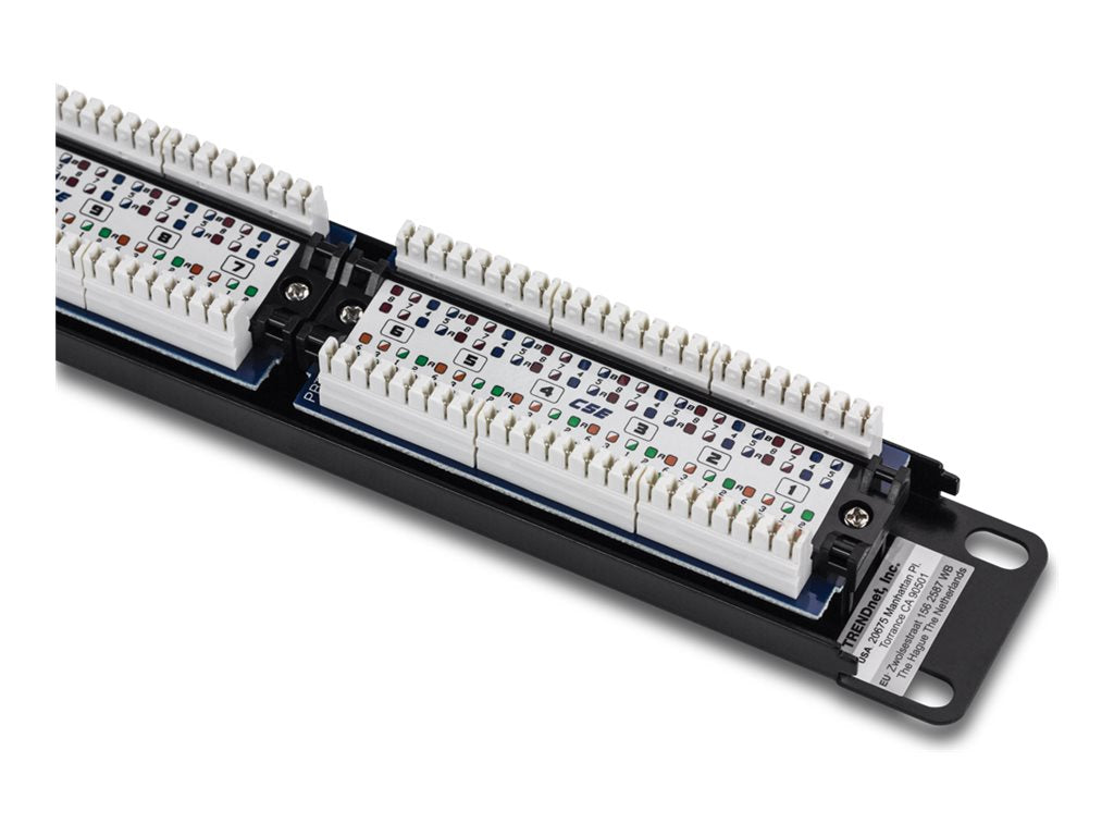 TRENDNET TC-P24C5E Patch Panel Anschlussansicht