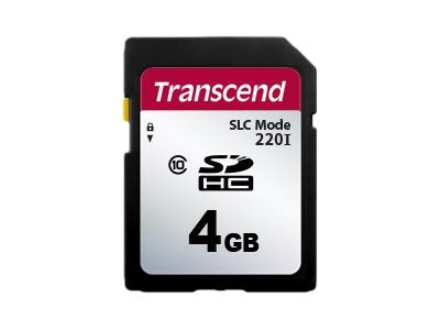 TRANSCEND 1GB SD Card SLC mode Wide Temp Vorderansicht