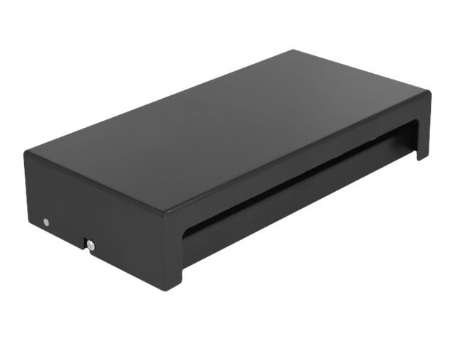 DELOCK Keystone Patchpanel 12 Port schwarz Vorderansicht