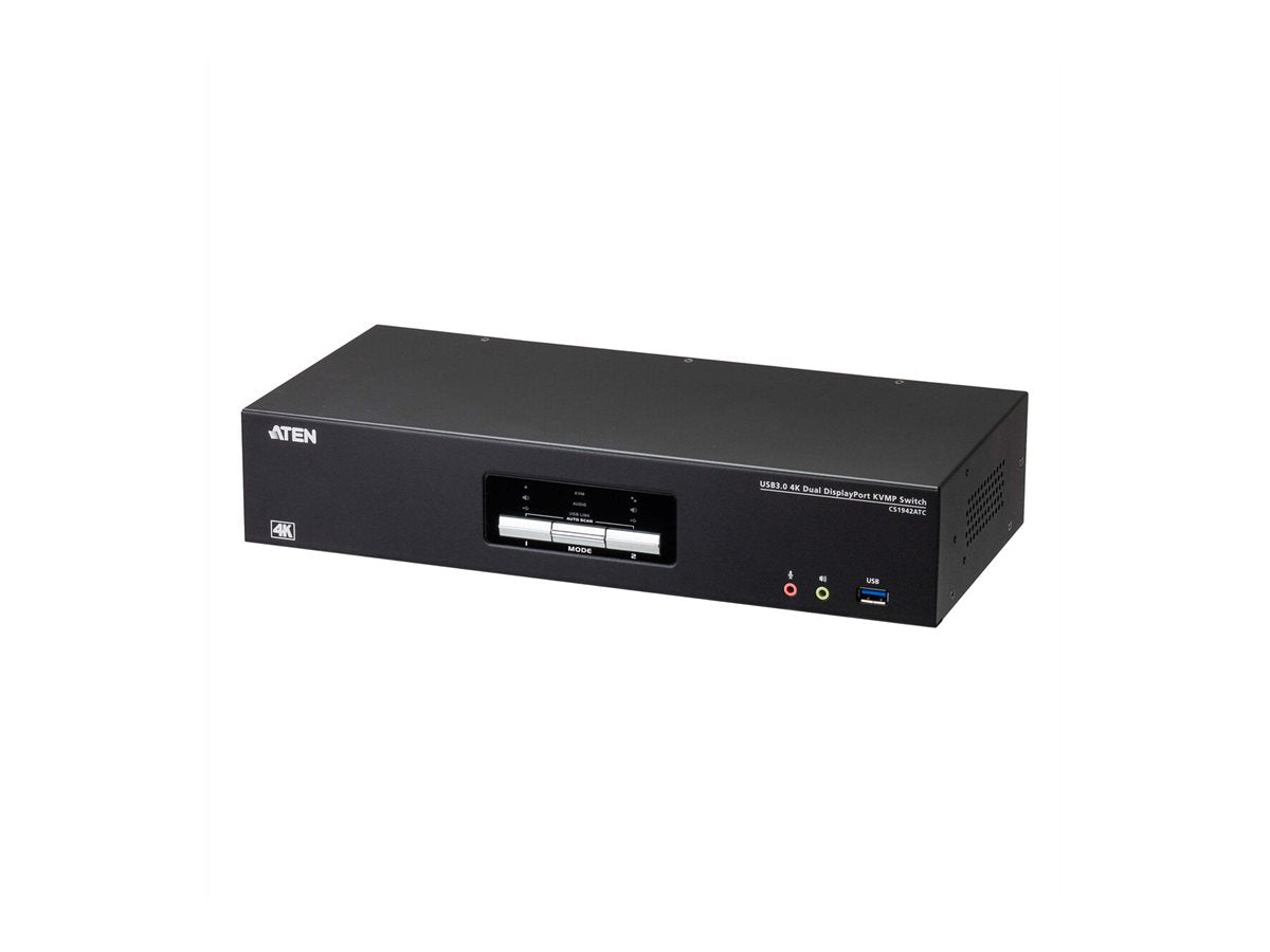 ATEN CS1942ATC 2-Port USB 3.0 4K DisplayPort KVM Switch Detailansicht