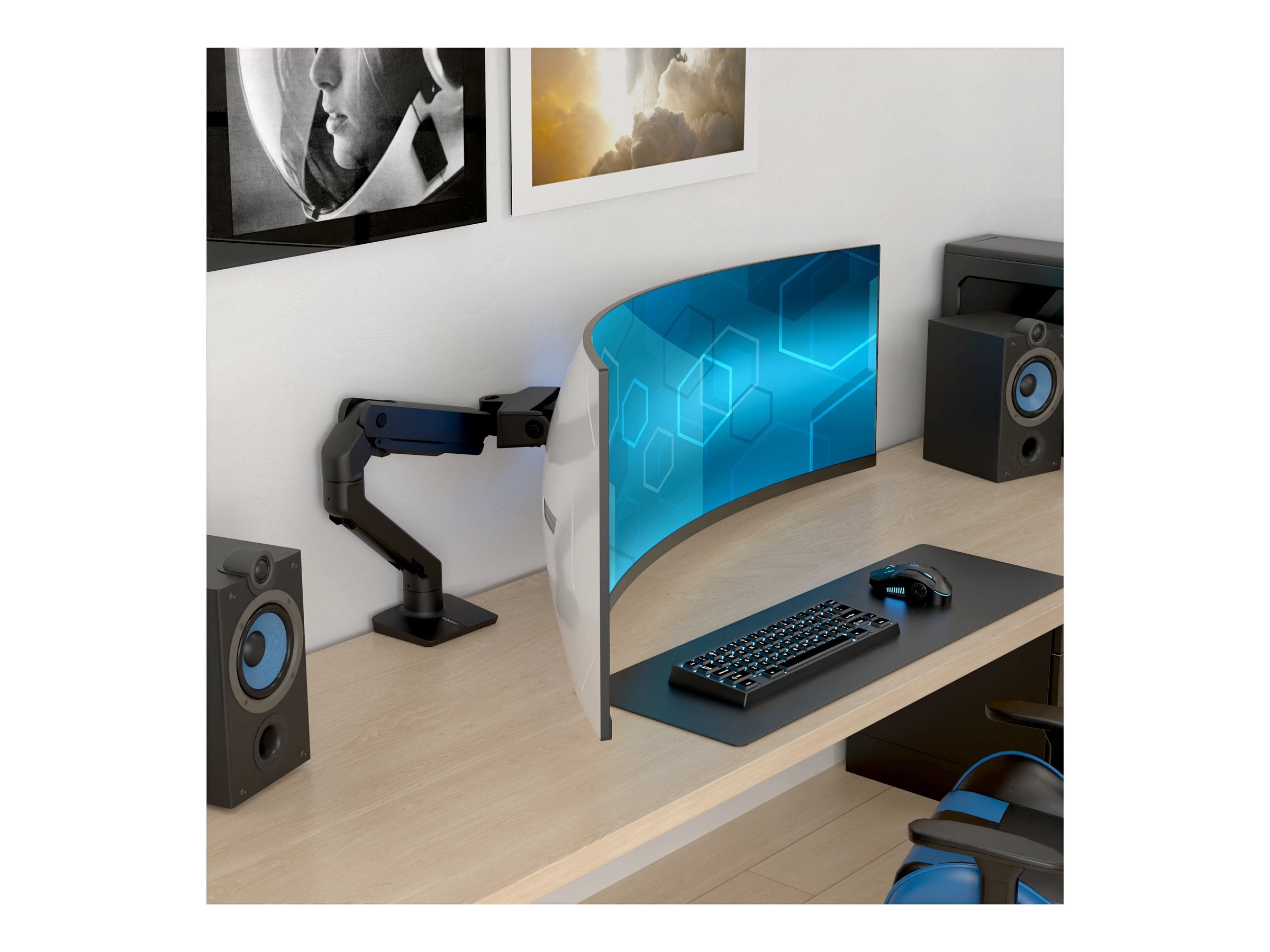 ERGOTRON HX Monitorarm Seitenansicht