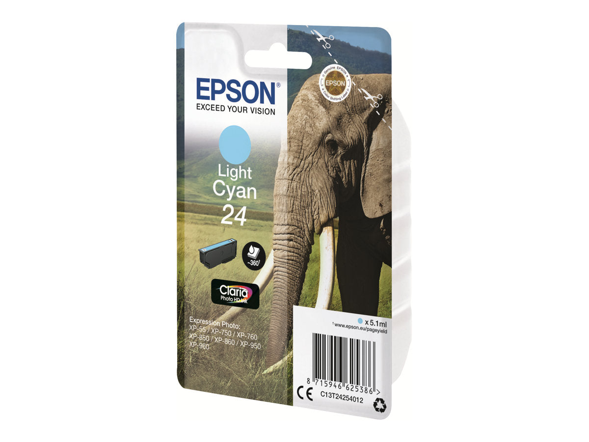 EPSON 5LB 24 Tintenpatrone hell Cyan Verpackung