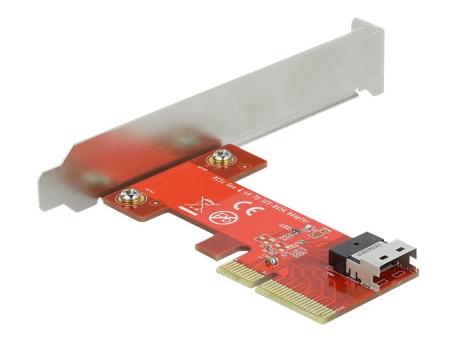 DELOCK PCI Express x4 Karte Vorderansicht