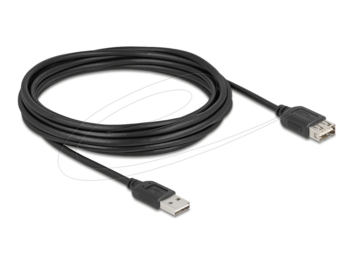 DELOCK USB 2.0 Verlängerungskabel EASY USB Typ-A Stecker zu EASY USB Typ-A Buchse 5m - Vorderansicht