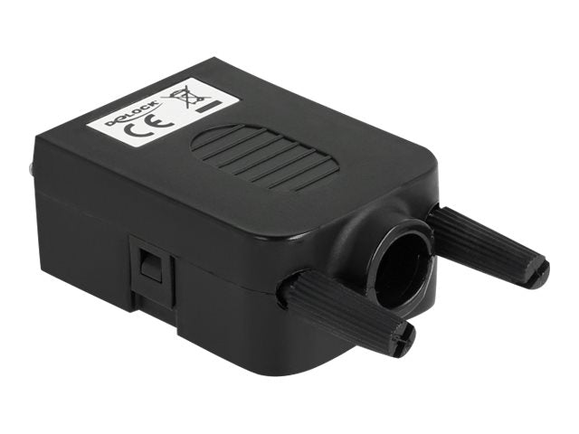 DELOCK Adapter VGA 15 Pin Buchse zu Terminalblock 10 Pin mit Gehäuse - Anschlussansicht