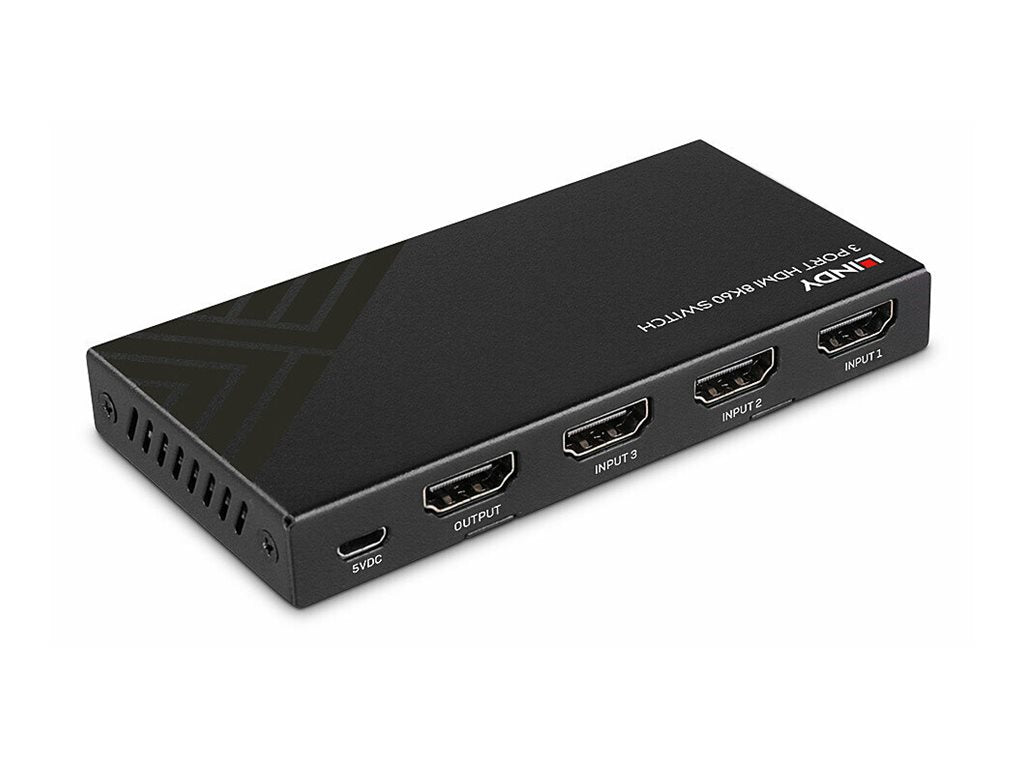 LINDY 3 Port HDMI 8K60 Switch Detailansicht