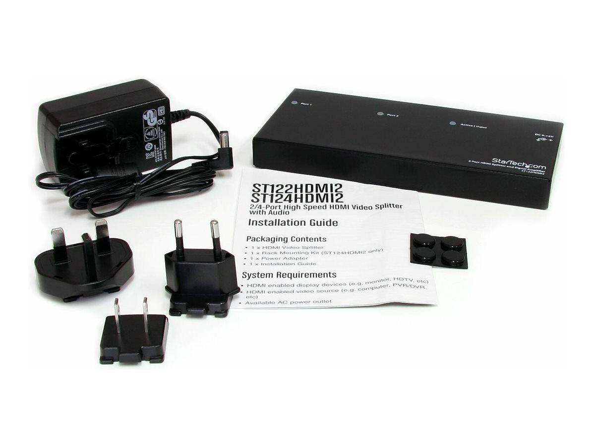 STARTECH.COM 2 Port High-Speed-HDMI Video Splitter Verpackung