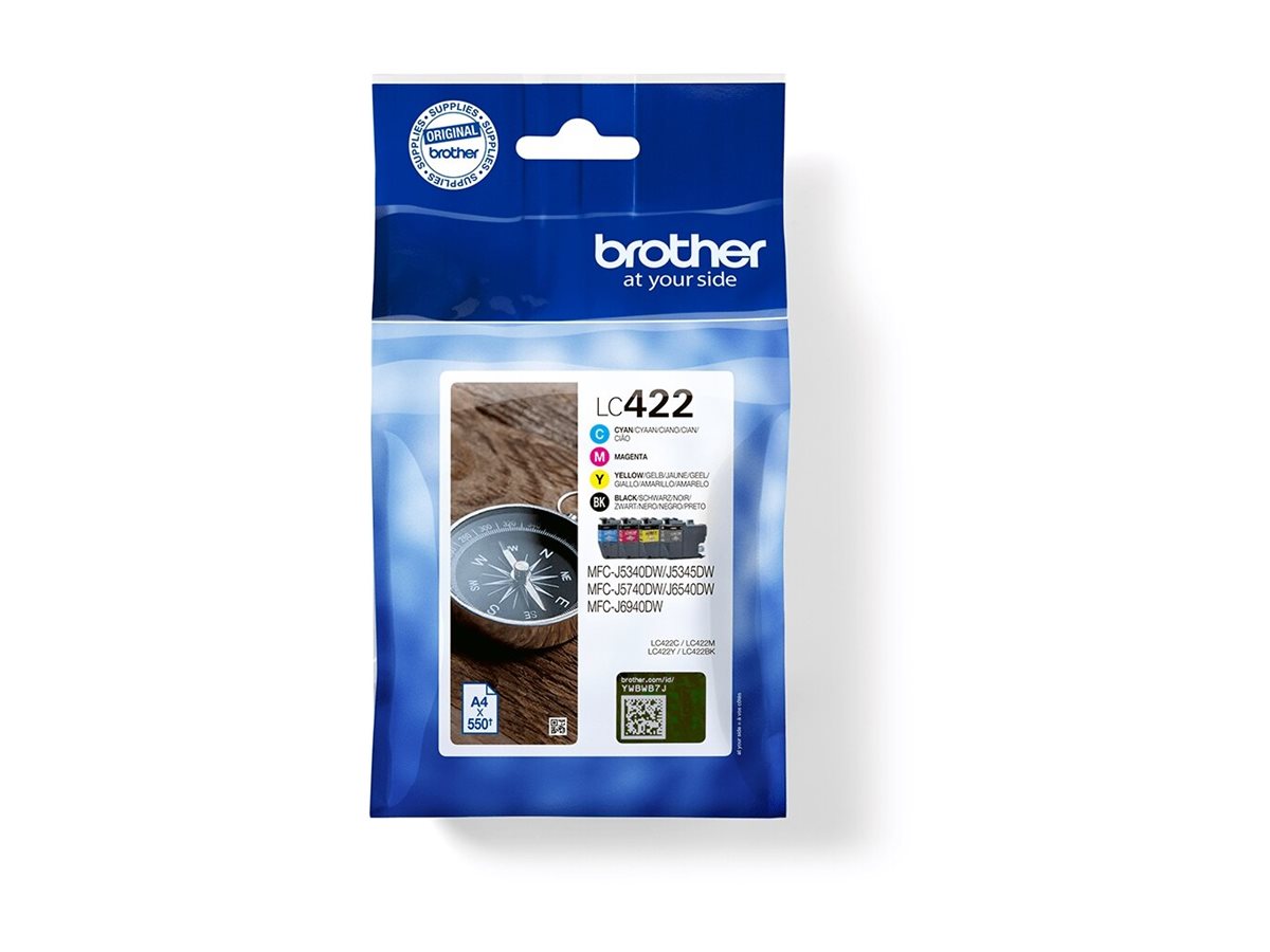 BROTHER LC422VAL Tintenpatrone Vorderansicht