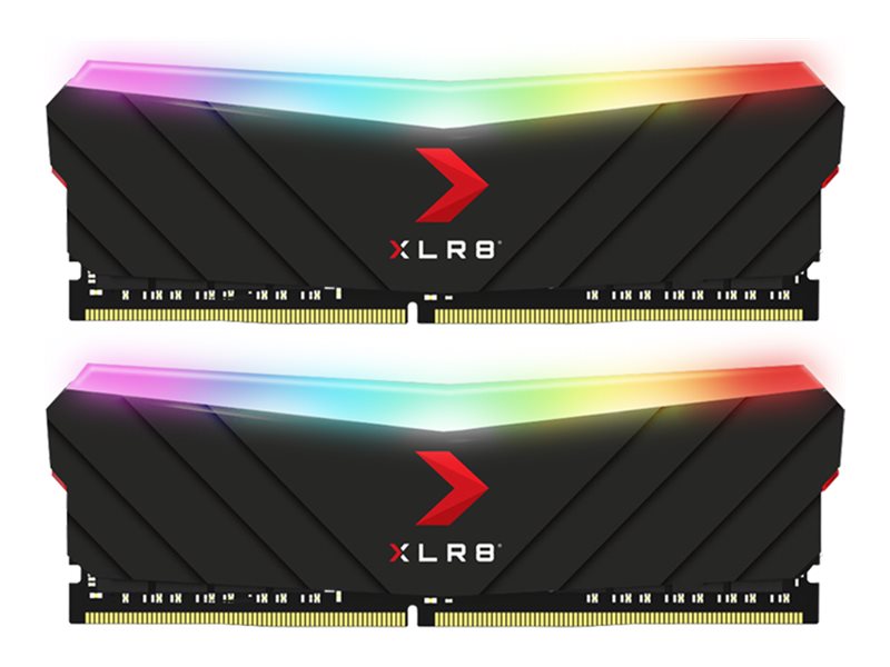 PNY XLR8 DDR4 32GB 2x16GB 3600MHz DIMM RGB im Einsatz