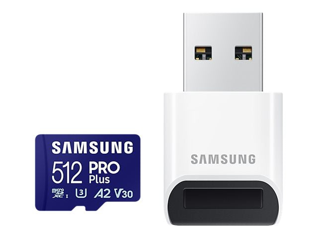 SAMSUNG PRO Plus microSD 512GB Vorderansicht