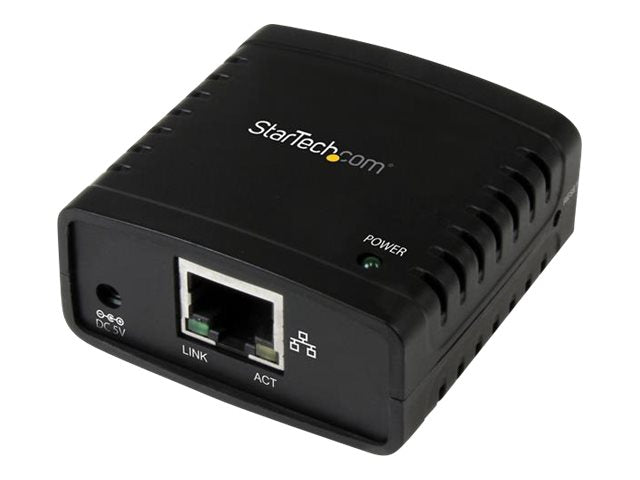STARTECH.COM USB 2.0 Network Print Server Rückansicht