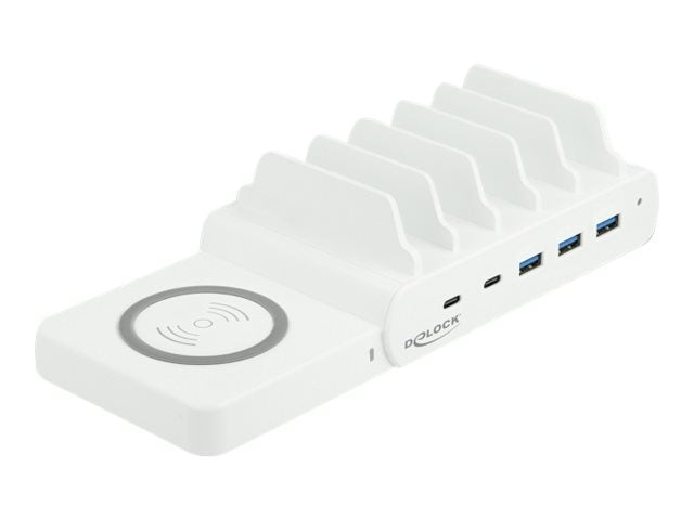 DELOCK USB und kabelloses Ladegerät Vorderansicht