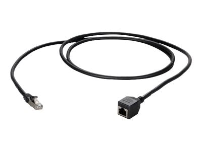 EFB RJ45 Patchkabelverlängerung Cat.6A S/FTP AWG26 schwarz 1m - Detailansicht