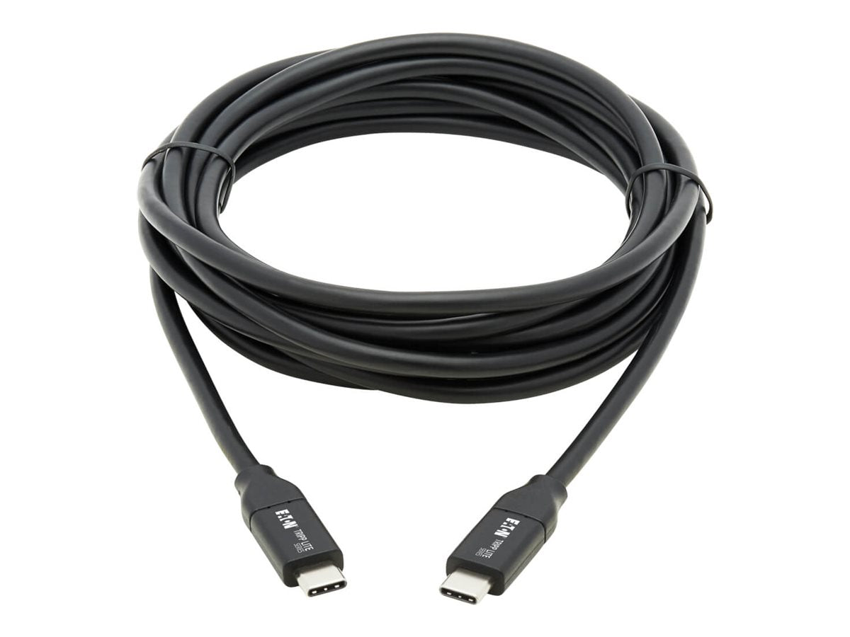 EATON TRIPPLITE USB-C Cable M/M USB 2.0 5A Rated USB-IF Certified Thunderbolt 3 3M 9