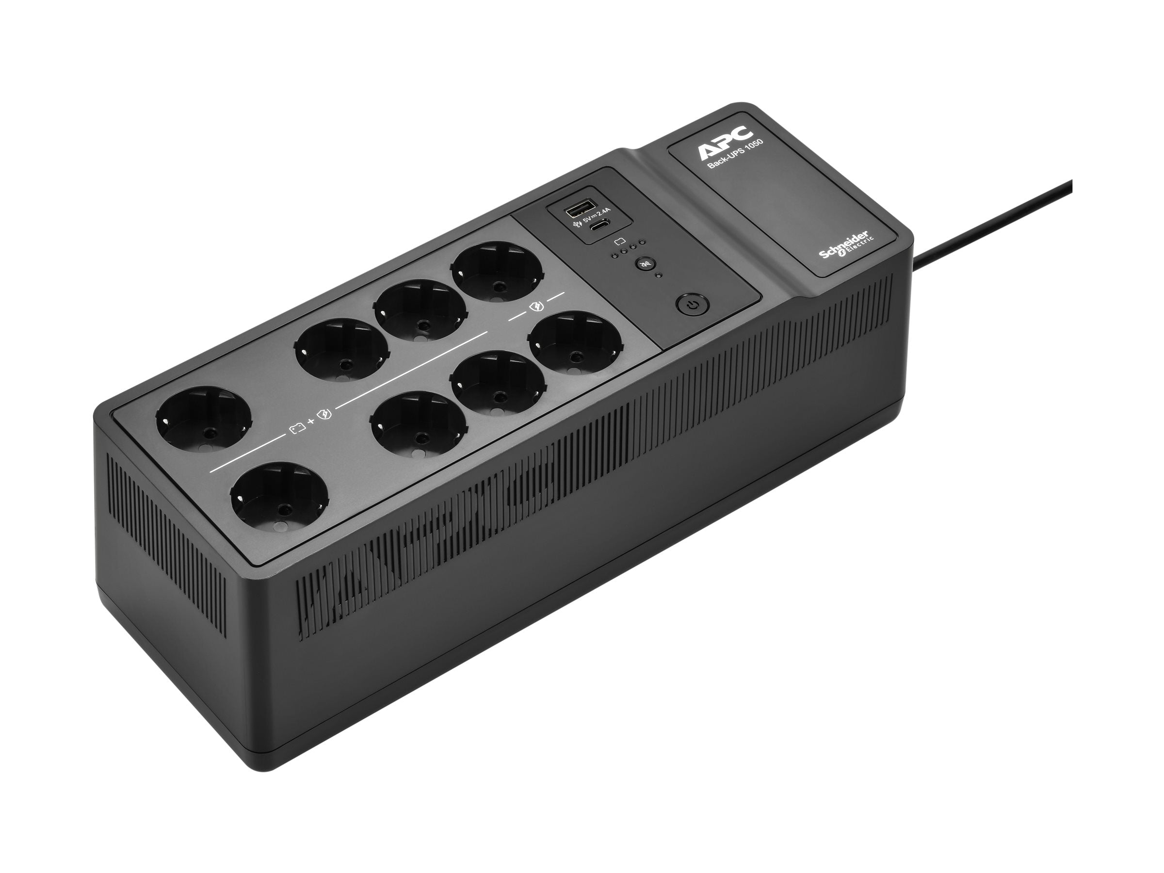 APC Back-UPS UPS wandmontierbar 600W 1050VA Detailansicht