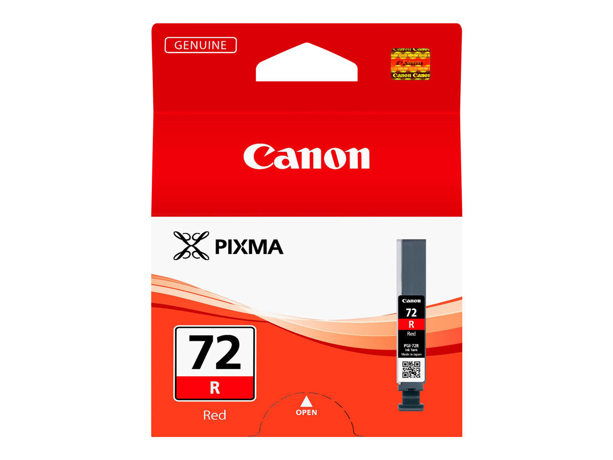 Vorderansicht der CANON PGI-72 R Tinte rot Standardkapazität 1er-Pack