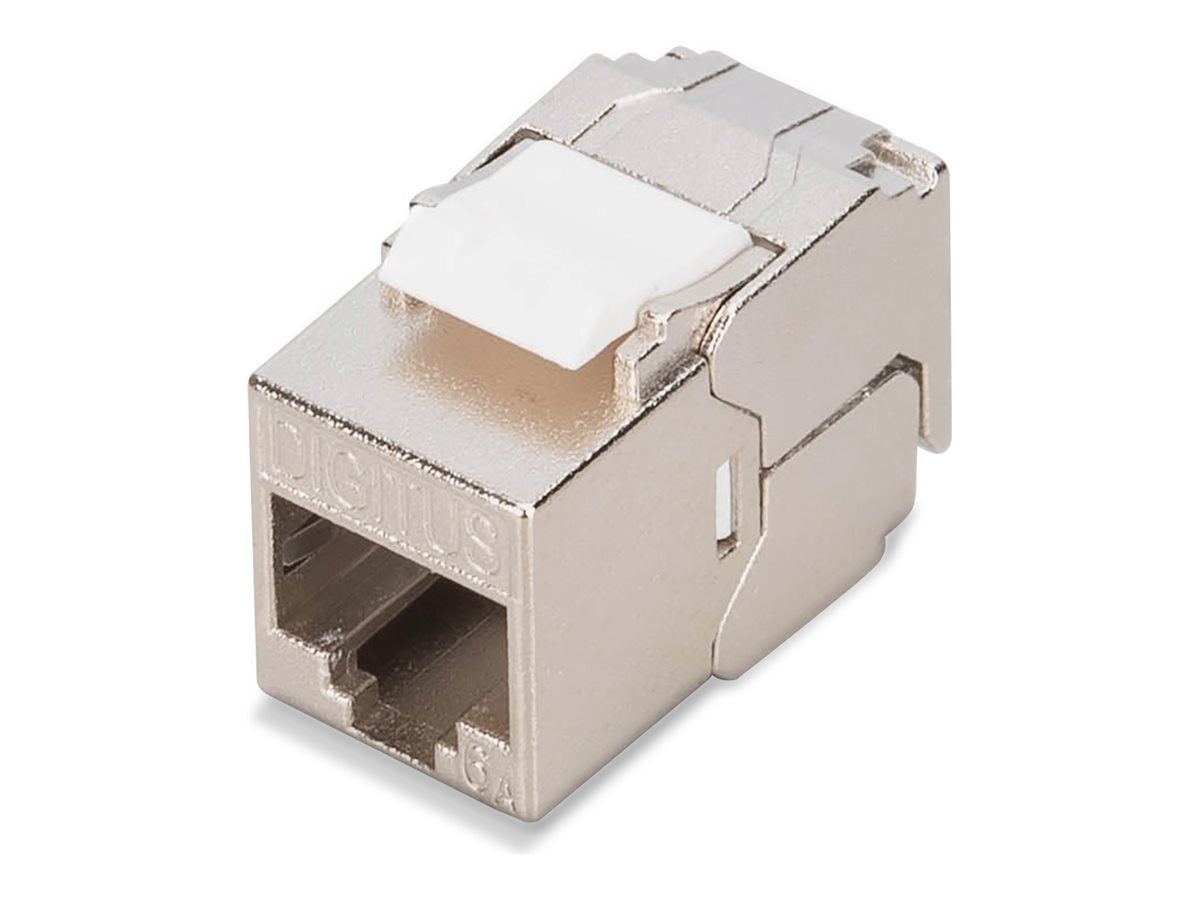 DIGITUS CAT 6A compact body Keystone Module shielded - Vorderansicht