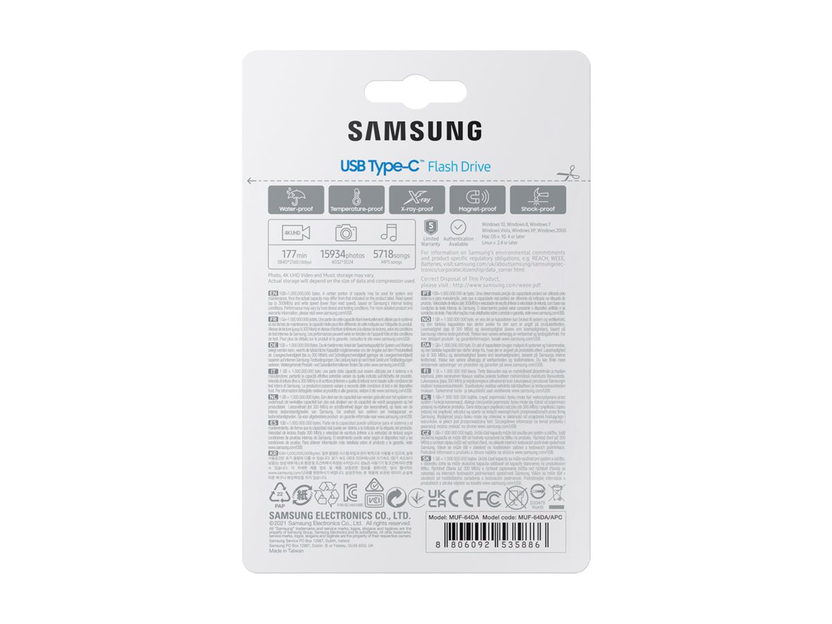 SAMSUNG USB Type-C 64GB Flash Drive Detailansicht
