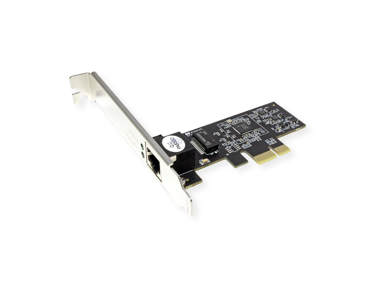 VALUE PCI-Express-Karte 5Gigabit Network Adapter RJ45 Multi Speed Vorderansicht