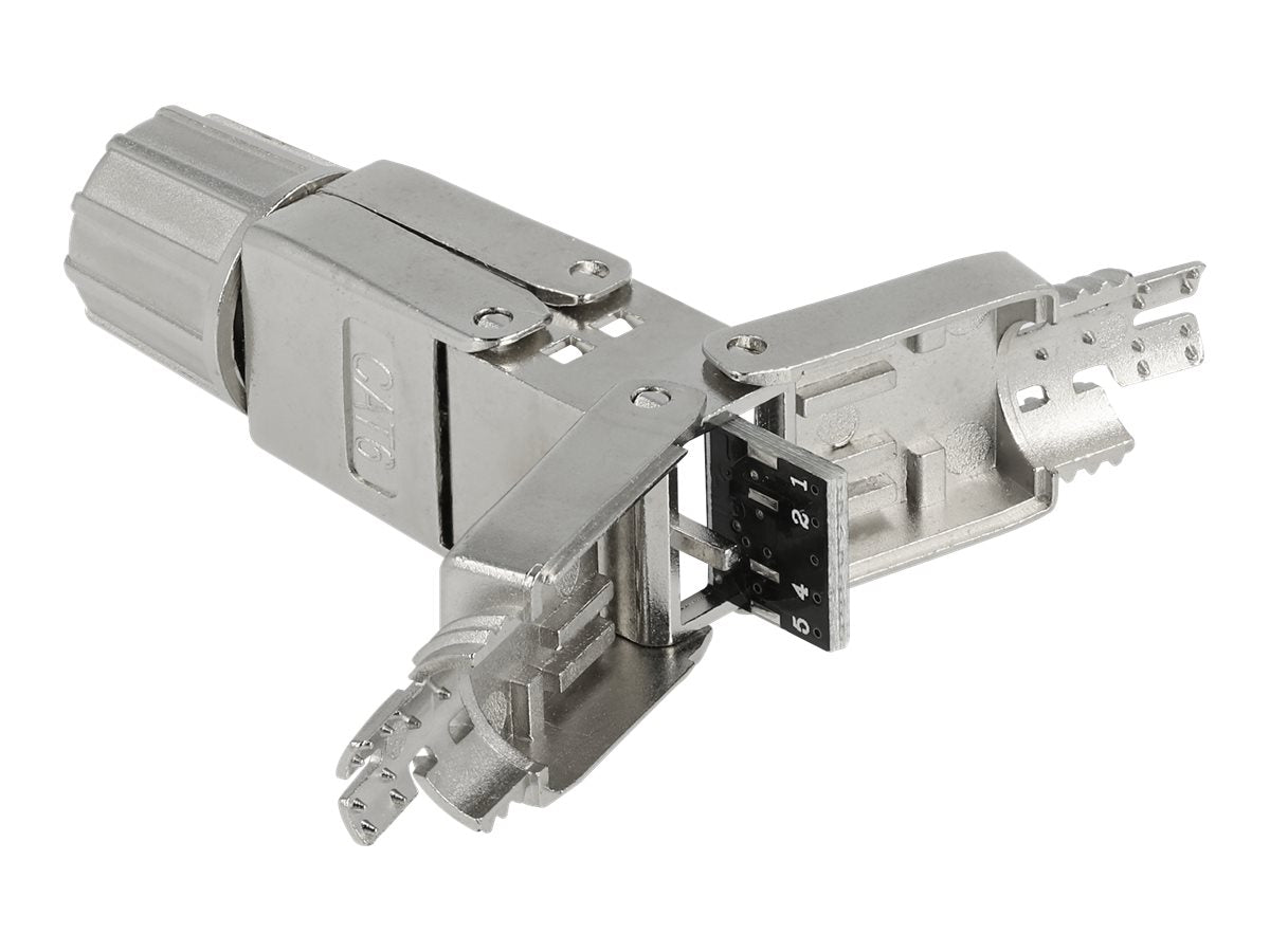 DELOCK Verbinder für Netzwerkkabel Cat.6 STP werkzeugfrei - Verpackung