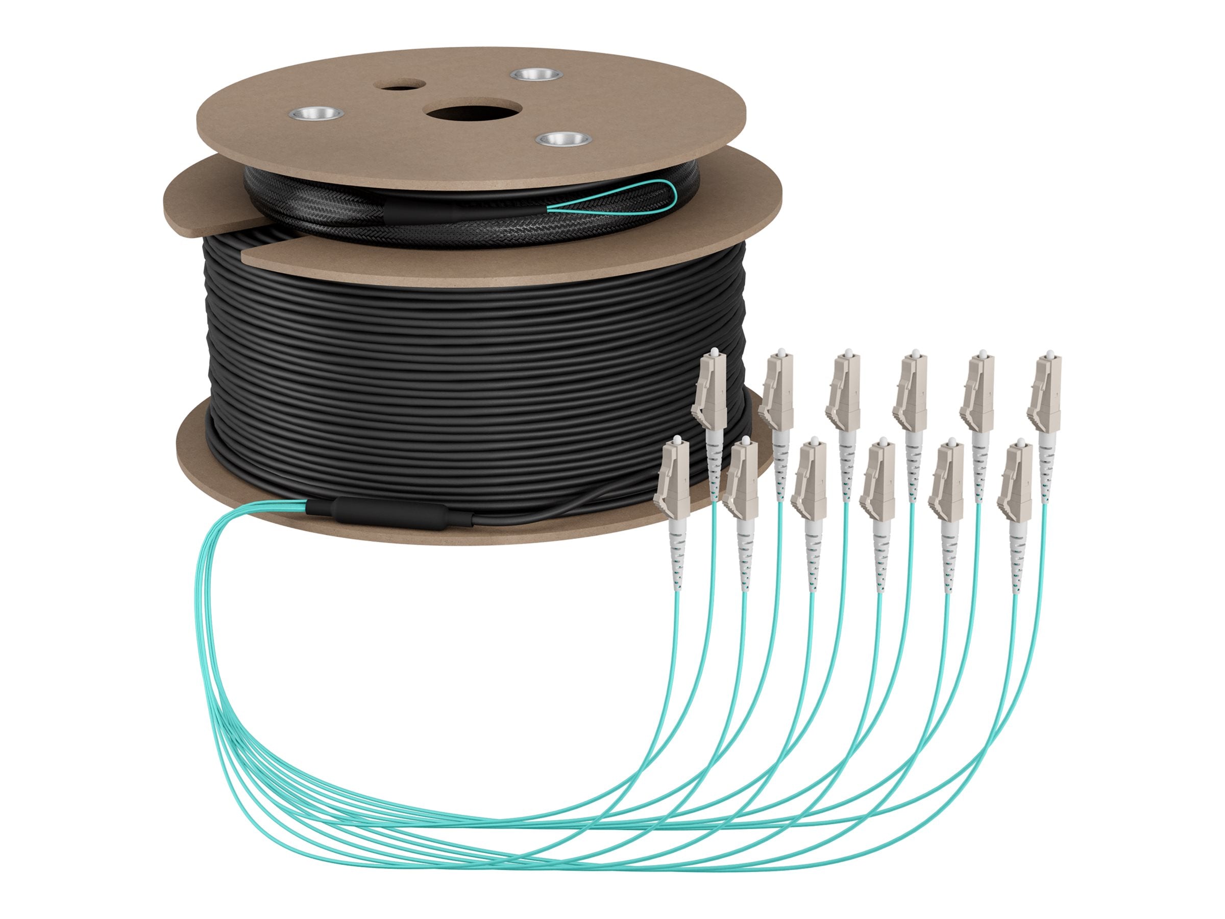 EFB Trunkkabel U-DQ ZN BH 12G 50/125 LC/LC OM3 200m - Vorderansicht