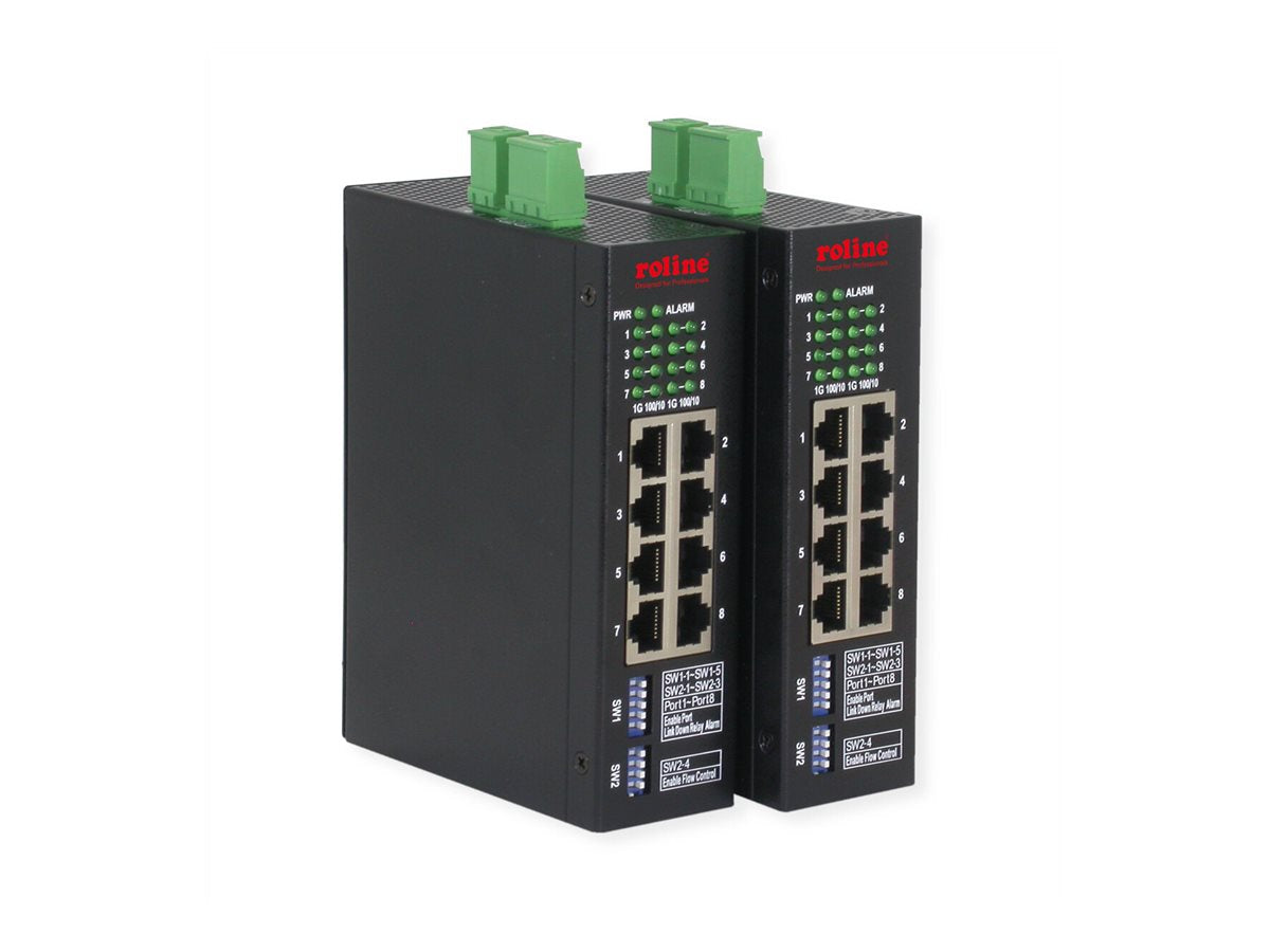 ROLINE Industrie Konverter 10G Ethernet Multirate Konverter - Detailansicht