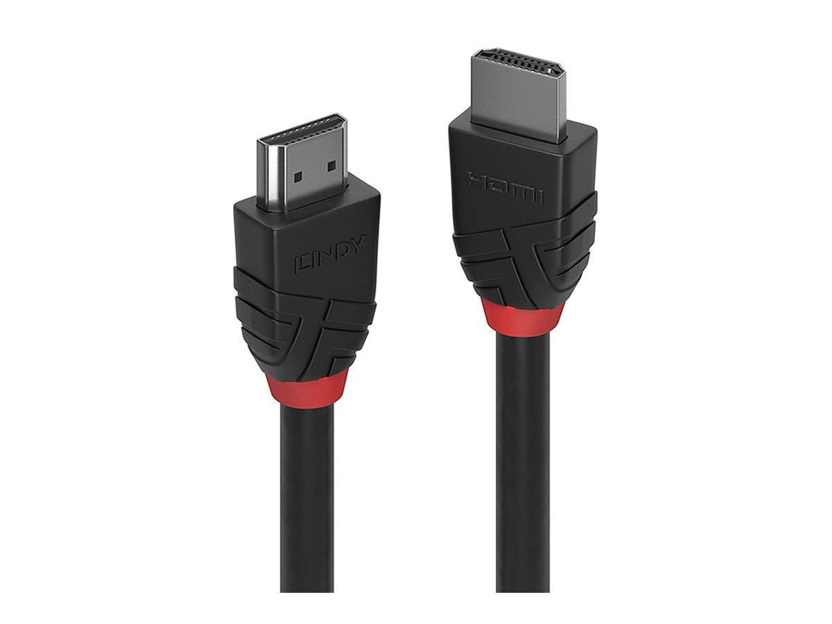 LINDY 2m High Speed HDMI Kabel Black Line - Vorderansicht