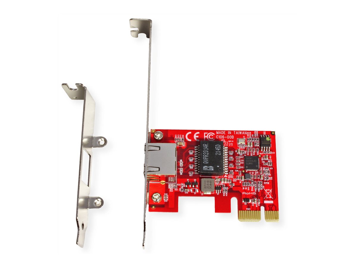 ROLINE 2,5-Gigabit-Ethernet Low Profile PCIe Adapter Detailansicht