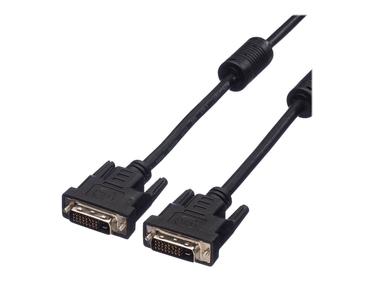VALUE Monitorkabel DVI DVI ST-ST 24+1 dual link 1m - Vorderansicht