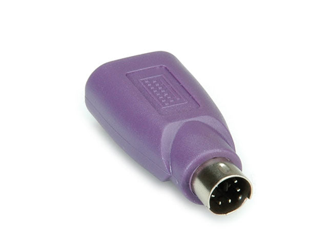 VALUE PS/2 - USB Tastatur-Adapter violett Anschlussansicht