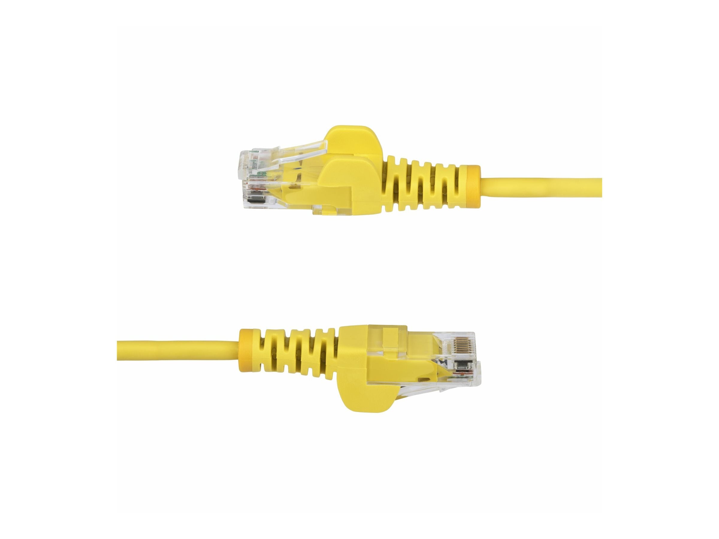 STARTECH.COM 50cm Gelbes Schlankes CAT6-Ethernet-Kabel Snagless RJ45 LSZH 28AWG Reines Kupfer Patchkabel/Netzwerkkabel